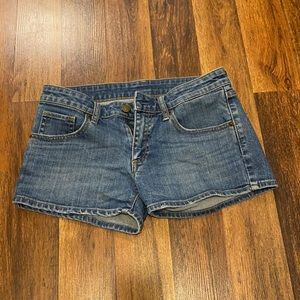 Mini jean shorts
